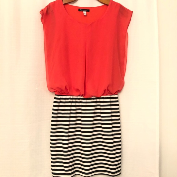 Make me an offer! Cute Little Striped Mini Dress - Picture 1 of 6